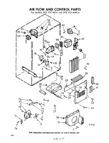 08 - Air Flow And Control parts for Whirlpool Refrigerator EVD91ZWR0 / from AppliancePartsPros.com