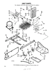 10 - Unit parts for Whirlpool Refrigerator EVD91ZWR0 / from AppliancePartsPros.com