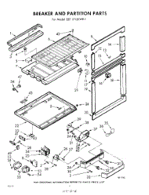 06 - Breaker And Partition parts for Whirlpool Refrigerator EET171EKWR1 / from AppliancePartsPros.com