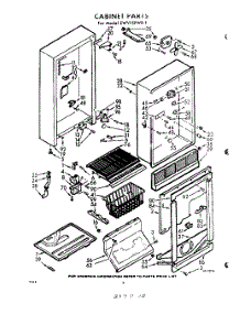 02 - Section parts for Whirlpool Freezer EWV15PWR1 / from AppliancePartsPros.com