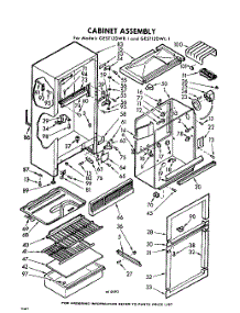02 - Section parts for Whirlpool Refrigerator GEST12DWR1 / from AppliancePartsPros.com