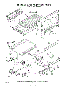 06 - Breaker And Partition parts for Whirlpool Refrigerator EHT171XKWR1 / from AppliancePartsPros.com