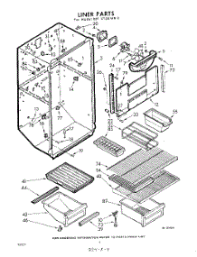 04 - Liner parts for Whirlpool Refrigerator EET171EKWR2 / from AppliancePartsPros.com
