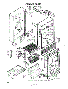 02 - Section parts for Whirlpool Freezer EWV15PWR2 / from AppliancePartsPros.com