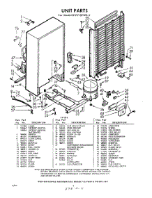 04 - Section parts for Whirlpool Freezer EWV15PWR2 / from AppliancePartsPros.com