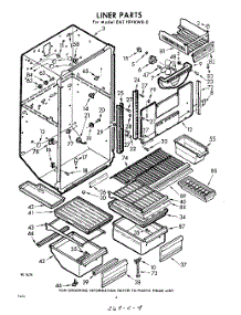 04 - Liner parts for Whirlpool Refrigerator EAT19VKWR0 / from AppliancePartsPros.com