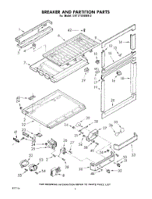 06 - Break And Partition parts for Whirlpool Refrigerator EHT171XKWR2 / from AppliancePartsPros.com