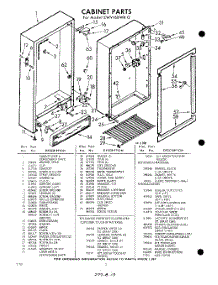 02 - Section parts for Whirlpool Freezer EWV16BWR0 / from AppliancePartsPros.com
