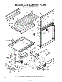 06 - Breaker And Partition parts for Whirlpool Refrigerator EAT19VKWR4 / from AppliancePartsPros.com
