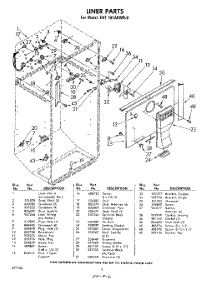 06 - Liner parts for Whirlpool Refrigerator EHT181AKWR0 / from AppliancePartsPros.com