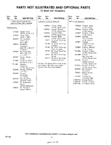 12 - Not Illustrated And Optional parts for Whirlpool Refrigerator EHT181AKWR0 / from AppliancePartsPros.com