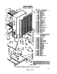 03 - Unit parts for Whirlpool Freezer EWV16BWR1 / from AppliancePartsPros.com