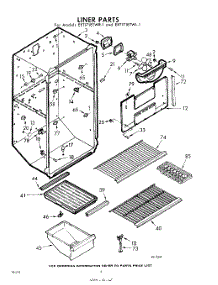 04 - Liner parts for Whirlpool Refrigerator EET171ETWR1 / from AppliancePartsPros.com