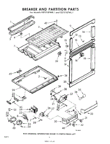06 - Breaker And Partition parts for Whirlpool Refrigerator EET171ETWR1 / from AppliancePartsPros.com