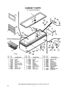 02 - Section parts for Whirlpool Freezer EVH18M0 / from AppliancePartsPros.com