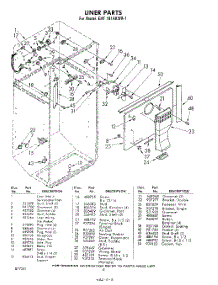 06 - Liner parts for Whirlpool Refrigerator EHT181AKWR1 / from AppliancePartsPros.com