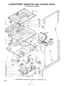 08 - Compartment Separator And Control parts for Whirlpool Refrigerator EHT181AKWR1 / from AppliancePartsPros.com
