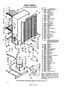 02 - Section parts for Whirlpool Freezer EWV16CWR0 / from AppliancePartsPros.com