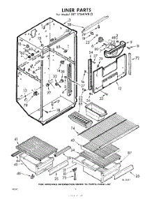 04 - Liner parts for Whirlpool Refrigerator EET171HKWR0 / from AppliancePartsPros.com