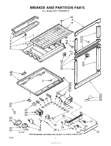 06 - Breaker And Partition parts for Whirlpool Refrigerator EET171HKWR0 / from AppliancePartsPros.com