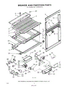 06 - Breaker And Partition parts for Whirlpool Refrigerator EAT221PKWR0 / from AppliancePartsPros.com