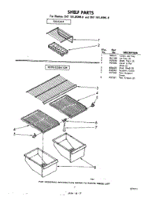 07 - Shelf parts for Whirlpool Refrigerator EHT181JKWR0 / from AppliancePartsPros.com