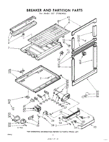06 - Breaker And Partition parts for Whirlpool Refrigerator EET171HKWR1 / from AppliancePartsPros.com