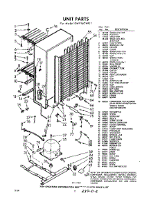 02 - Section parts for Whirlpool Freezer EWV16CWR1 / from AppliancePartsPros.com