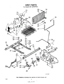 08 - Unit parts for Whirlpool Refrigerator EAT22NKWR0 / from AppliancePartsPros.com