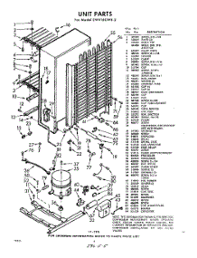 02 - Section parts for Whirlpool Freezer EWV16CWR2 / from AppliancePartsPros.com