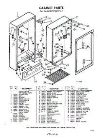 03 - Section parts for Whirlpool Freezer EWV16CWR2 / from AppliancePartsPros.com