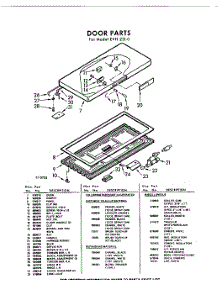 03 - Section parts for Whirlpool Freezer EVH23I0 / from AppliancePartsPros.com