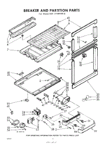 06 - Breaker And Partition parts for Whirlpool Refrigerator EET171MKWR0 / from AppliancePartsPros.com
