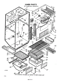 04 - Liner parts for Whirlpool Refrigerator EAT22PKWR0 / from AppliancePartsPros.com
