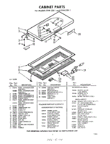 03 - Section parts for Whirlpool Freezer EVH23I1 / from AppliancePartsPros.com
