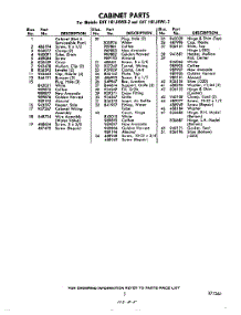 05 - Section parts for Whirlpool Refrigerator EHT181JKWR2 / from AppliancePartsPros.com