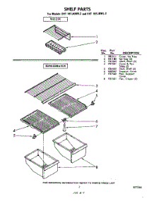 07 - Shelf parts for Whirlpool Refrigerator EHT181JKWR2 / from AppliancePartsPros.com