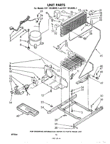 10 - Unit parts for Whirlpool Refrigerator EHT181JKWR2 / from AppliancePartsPros.com
