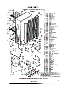 03 - Section parts for Whirlpool Freezer EWV16IWR1 / from AppliancePartsPros.com