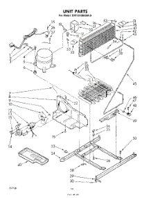 10 - Unit parts for Whirlpool Refrigerator EHT181MKWR0 / from AppliancePartsPros.com