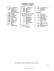 05 - Lit / Optional parts for Whirlpool Freezer EAV12DW1 / from AppliancePartsPros.com