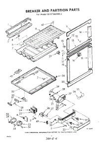 06 - Breaker And Partition parts for Whirlpool Refrigerator EET171MMWR0 / from AppliancePartsPros.com