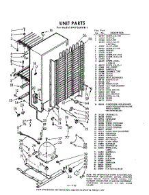 03 - Section parts for Whirlpool Freezer EWV16XWR1 / from AppliancePartsPros.com
