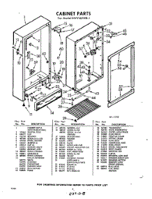 04 - Section parts for Whirlpool Freezer EWV16XWR1 / from AppliancePartsPros.com