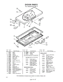 02 - Section parts for Whirlpool Freezer EVH28I0 / from AppliancePartsPros.com