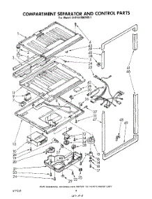 08 - Compartment Separator And Control parts for Whirlpool Refrigerator EHT181MKWR1 / from AppliancePartsPros.com