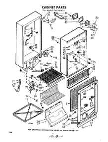 02 - Section parts for Whirlpool Freezer EAV15PW3 / from AppliancePartsPros.com