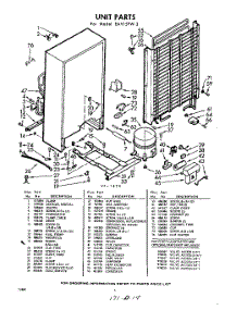 04 - Section parts for Whirlpool Freezer EAV15PW3 / from AppliancePartsPros.com