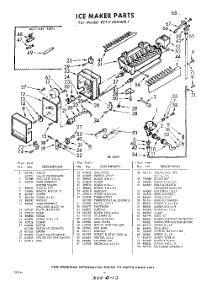 12 - Ice Maker parts for Whirlpool Refrigerator EET171MMWR1 / from AppliancePartsPros.com