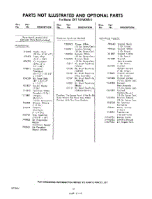 12 - Not Illustrated And Optional parts for Whirlpool Refrigerator EHT181VKWR0 / from AppliancePartsPros.com